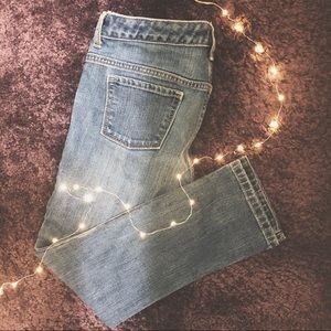 Navy Blue Cropped Old Navy Jeans